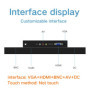 15.6 Inch LCD Display Desktop Screen Monitor of Tablet VGA HDMI AV TV USB Not Touch Screen rack mounting embedded monitor