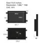 15.6 Inch LCD Display Desktop Screen Monitor of Tablet VGA HDMI AV TV USB Not Touch Screen rack mounting embedded monitor