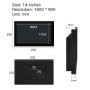 14 Inch Monitor of Tablet Industrial Display Desktop Screen VGA HDMI AV TV USB Buckles Mounting 1600*900 Not Touch Screen