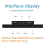 14 Inch Monitor For Tablet Industrial Display Desktop Screen VGA HDMI AV TV USB Free shipping Not Touch Screen