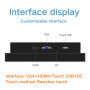 10&quot Monitor HDMI VGA Resistance Touch Screen Industrial Display IPS Screen 10.1 Inch DVI USB 1280*800 Free shipping