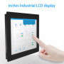 10.4 Inch Industrial LCD Display Monitor Resistive Touch Screen 1024*768 Buckles Mounting for production Monitoring