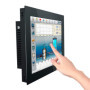 10 12 15 Inch Industrial Computer Monitor with Resistive Touch 17&quot LCD Monitor with DVI Touch USB Buckle Embedded installati