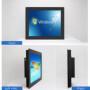 10 12 15 Inch Industrial Computer Monitor with Resistive Touch 17&quot LCD Monitor with DVI Touch USB Buckle Embedded installati