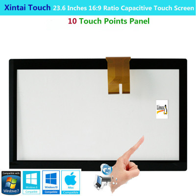 Xintai Touch 24 Inches 16:9 Ratio Projected Capactive Touch Screen Panel With 10 Touch Points Plug&ampPlay