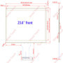 Xintai Touch 24 Inches 16:9 Ratio Projected Capactive Touch Screen Panel With 10 Touch Points Plug&ampPlay