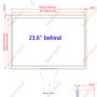 Xintai Touch 24 Inches 16:9 Ratio Projected Capactive Touch Screen Panel With 10 Touch Points Plug&ampPlay